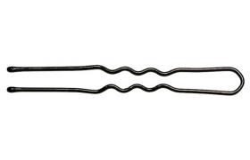 50 épingles ondulées perlées noires 4.5cm 50 épingles ondulées perlées noires 4.5cm