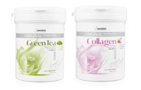 Anskin Modeling Mask - (240g) - Green Tea (1ea) + Collagen (1ea) Set Anskin Modeling Mask - (240g) - Green Tea (1ea) + Collagen (1ea) Set