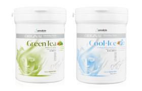 Anskin Modeling Mask - (240g) - Green Tea (1ea) + Cool-Ice (1ea) Set Anskin Modeling Mask - (240g) - Green Tea (1ea) + Cool-Ice (1ea) Set