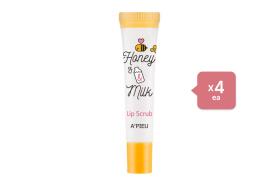 A'PIEU Honey & Milk Lip Scrub - 8ml (4ea) Set A'PIEU Honey & Milk Lip Scrub - 8ml (4ea) Set