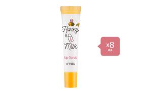 A'PIEU Honey & Milk Lip Scrub - 8ml (8ea) Set A'PIEU Honey & Milk Lip Scrub - 8ml (8ea) Set