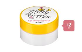A'PIEU Honey & Milk Lip Sleeping Pack/6.7g (2ea) Set A'PIEU Honey & Milk Lip Sleeping Pack/6.7g (2ea) Set