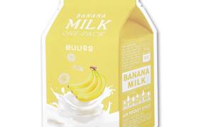 A'PIEU - Masque en feuille Milk One Pack - Banana - 1pièce