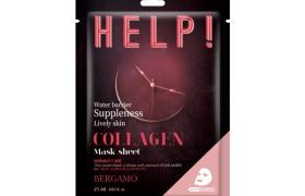 Bergamo - Aider! Paquet de masques - 1pièce - Collagen Bergamo - Aider! Paquet de masques - 1pièce - Collagen