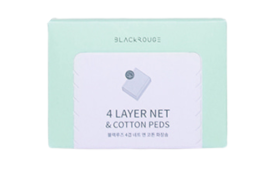 Black Rouge - Tampons en filet et coton à 4 couches - 4pièces*20ea Black Rouge - Tampons en filet et coton à 4 couches - 4pièces*20ea