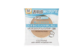 CEZANNE - Poudre transparente UV pour le visage (recharge) - 10g - 02