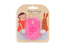 CHARLEY - Savon en papier - 50pcs - Strawberry CHARLEY - Savon en papier - 50pcs - Strawberry