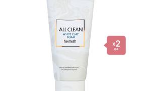 heimish All Clean White Clay Foam - 150g (2ea) Set