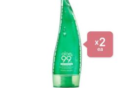 Holika Holika Aloe 99% Gel Apaisant - 250ml (2ea) Set Holika Holika Aloe 99% Gel Apaisant - 250ml (2ea) Set