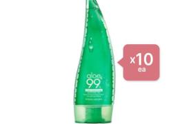 Holika Holika Aloe 99% Gel Apaisant - 250ml(10ea) Set Holika Holika Aloe 99% Gel Apaisant - 250ml(10ea) Set