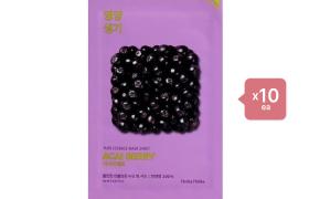 Holika Holika Pure Essence Mask Sheet - Acai Berry - 1pièce (10ea) Set Holika Holika Pure Essence Mask Sheet - Acai Berry - 1pièce (10ea) Set