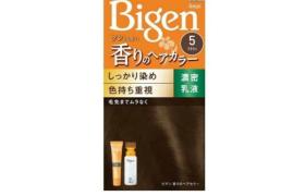 hoyu - hoyu Émulsion colorante parfumée Bigen - 40g + 60ml - 5 Brown hoyu - hoyu Émulsion colorante parfumée Bigen - 40g + 60ml - 5 Brown