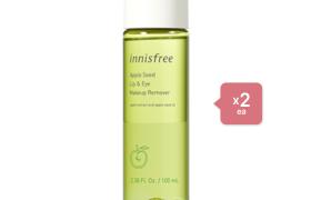 innisfree - Apple Seed Lip & Eye Makeup Remover - 100ml (2ea) Set innisfree - Apple Seed Lip & Eye Makeup Remover - 100ml (2ea) Set