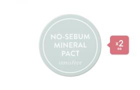 innisfree - No Sebum Mineral Pact (2ea) Set
