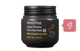 innisfree - Super Volcanic Pore Clay Mask 2X (2ea) Set