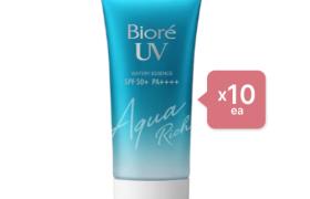 Kao - Biore - Set UV Aqua Rich, Essence larmoyants (10ea) Kao - Biore - Set UV Aqua Rich, Essence larmoyants (10ea)