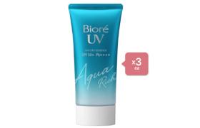 Kao - Biore - Set UV Aqua Rich, Essence larmoyants (3ea) Kao - Biore - Set UV Aqua Rich, Essence larmoyants (3ea)