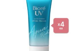 Kao - Biore - Set UV Aqua Rich, Essence larmoyants (4ea) Kao - Biore - Set UV Aqua Rich, Essence larmoyants (4ea)