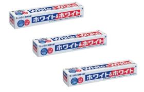 LION - Dentifrice blanc et blanc - 3pièces LION - Dentifrice blanc et blanc - 3pièces