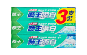 LION - Fresh & White - Menthe fraîche fraîche - 200g*3 LION - Fresh & White - Menthe fraîche fraîche - 200g*3