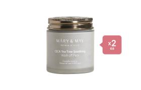 MARY&MAY Cica TeaTree Soothing Wash Off Pack - 125g (2ea) Set MARY&MAY Cica TeaTree Soothing Wash Off Pack - 125g (2ea) Set