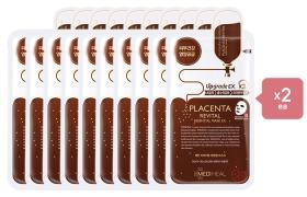 Mediheal Placenta Revital Essential Mask EX Pack - 10pc (2ea) Set Mediheal Placenta Revital Essential Mask EX Pack - 10pc (2ea) Set