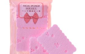 MINGXIER - Éponge Nettoyante Visage - Rose - 2pièces