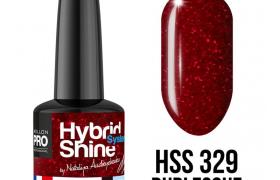 Mini vernis semi-permanent Hybrid Shine n°329 Burlesque Mollon Pro 8ML Mini vernis semi-permanent Hybrid Shine n°329 Burlesque Mollon Pro 8ML
