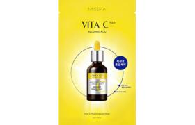 MISSHA - Masque tissu ampoule Vita C Plus - 27g MISSHA - Masque tissu ampoule Vita C Plus - 27g