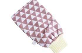 MissLady - Body Scrub Bath Mitt - 1pièce - Light Brown /White MissLady - Body Scrub Bath Mitt - 1pièce - Light Brown /White