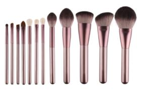 MissLady - Ensemble de 12 pinceaux de maquillage - 1set/12pcs - Grape MissLady - Ensemble de 12 pinceaux de maquillage - 1set/12pcs - Grape