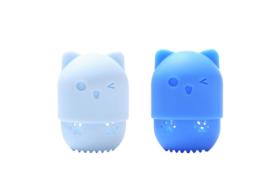 MissLady - Étui éponge de maquillage en silicone - 1pièce - Blue
