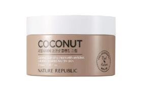 NATURE REPUBLIC - Crème Nettoyante Vraie Nature - 210ml - Coconut NATURE REPUBLIC - Crème Nettoyante Vraie Nature - 210ml - Coconut
