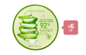 NATURE REPUBLIC - Set de Soothing & Moisture Aloe Vera 92% Gel...
