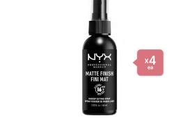 NYX - Makeup Setting Spray - Matte - 60ml (4ea) Set