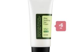 [Offres] COSRX Aloe Soothing Crême solaire (6ea) Set