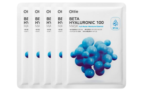 Ottie - Beta Hyaluronic 100 Mask - 25ml*5pièces Ottie - Beta Hyaluronic 100 Mask - 25ml*5pièces
