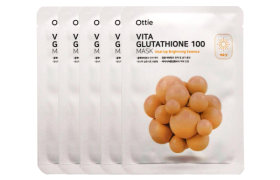Ottie - Vita Glutathione 100 Mask - 25ml*5pièces Ottie - Vita Glutathione 100 Mask - 25ml*5pièces