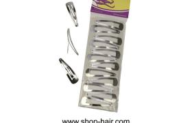 Pinces Clips Cheveux argentées X12 GM Pinces Clips Cheveux argentées X12 GM