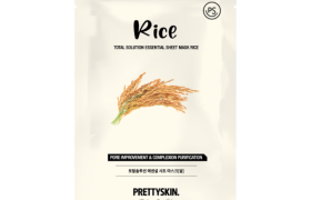 Pretty Skin - Total Solution Masque en tissu Essentiel - 1pièce - Rice Pretty Skin - Total Solution Masque en tissu Essentiel - 1pièce - Rice