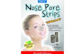 PUREDERM - Bandes de pores de nez - Charcoal - 6 strips