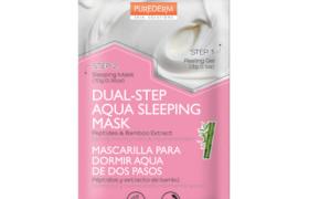 PUREDERM - Masque de couchage Aqua à deux étapes "Peptides&Bamboo" PUREDERM - Masque de couchage Aqua à deux étapes "Peptides&Bamboo"