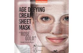 PUREDERM - Masque en feuille crème anti-âge - Or rose - 1pièce PUREDERM - Masque en feuille crème anti-âge - Or rose - 1pièce