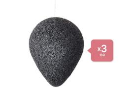 PURITO Bamboo Charcoal Konjac Sponge - 7g (3ea) Set PURITO Bamboo Charcoal Konjac Sponge - 7g (3ea) Set