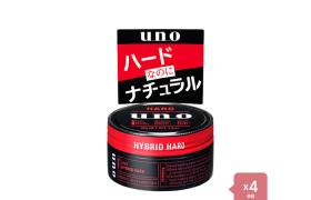 Shiseido - Uno Hair Wax - Hybrid Hard - 80g 4pcs Set Shiseido - Uno Hair Wax - Hybrid Hard - 80g 4pcs Set
