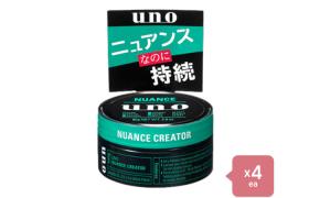 Shiseido - Uno Hair Wax - Nuance Creator - 80g 4pcs Set Shiseido - Uno Hair Wax - Nuance Creator - 80g 4pcs Set