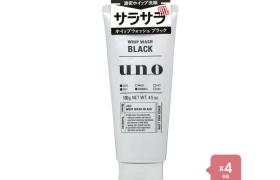 Shiseido - Uno - Whip Wash Black/130g 4pcs Set Shiseido - Uno - Whip Wash Black/130g 4pcs Set