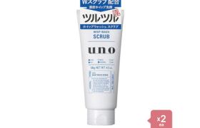 Shiseido - Uno Whip Wash - Scrub - 130g 2pcs Set Shiseido - Uno Whip Wash - Scrub - 130g 2pcs Set