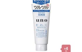 Shiseido - Uno Whip Wash - Scrub - 130g 4pcs Set Shiseido - Uno Whip Wash - Scrub - 130g 4pcs Set