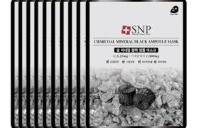 SNP - Masque ampoule noir minéral au charbon - 10pièces